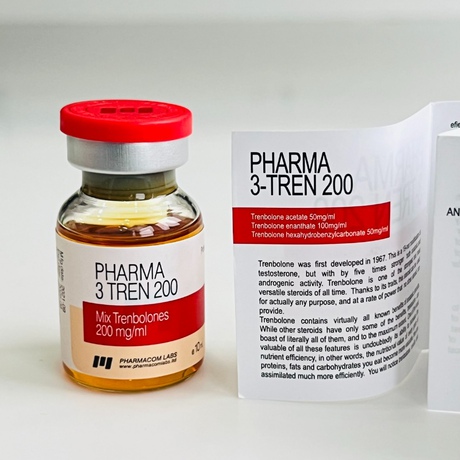 Фото 3 - Tritrenbolone Pharmacom (Pharma 3-Tren 200) 200mg 10ml