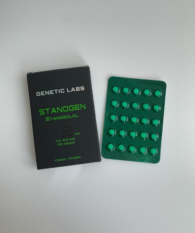 Фото 2 - Stanogen Genetic (Stanozolol Genetic) 12mg 100t