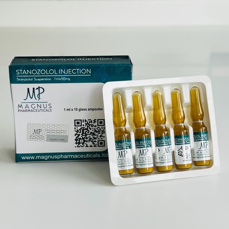 Фото 2 - Stanozolol injectable suspension Magnus (Stanozolol injectable Magnus) 50mg 1ml (ampoules)