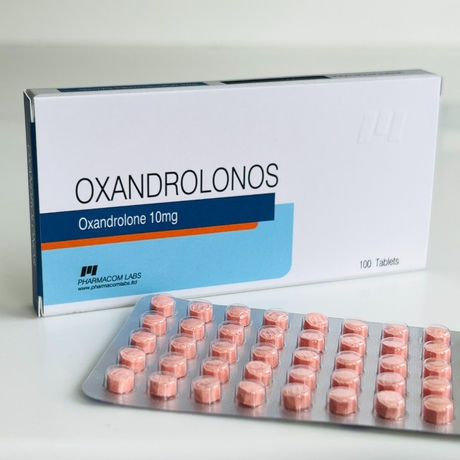 Фото 2 - Oxandrolon Pharmacom (Oxandrolonos Pharmacom) 10 mg 50 tons