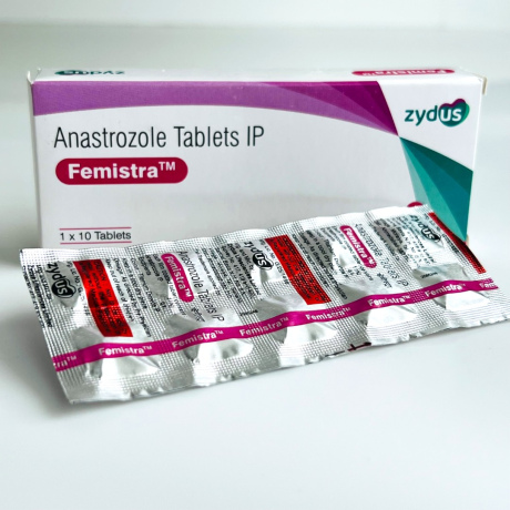 Фото 2 - Anastrozole (Anastrazole Femistra) pharmacy 1 mg 10 tablets