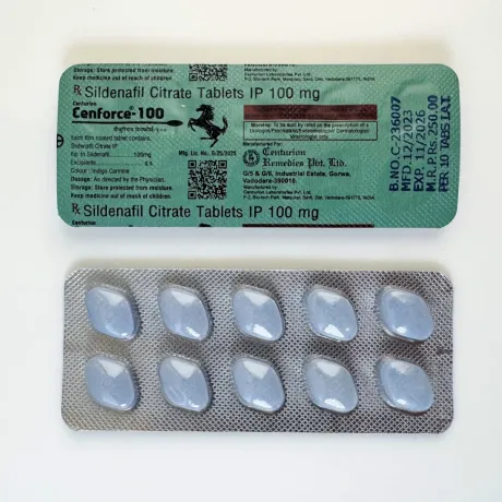 Фото 2 - Cenforce-100 sildenafil (Sildenafil, Viagra) 100 mg 10 tablets