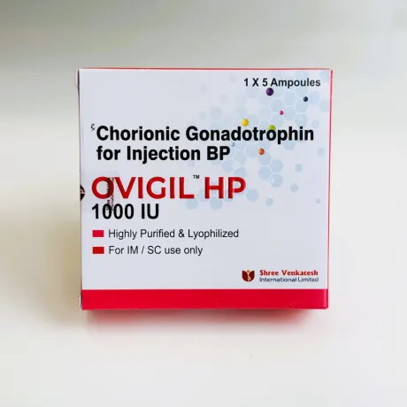 Фото 3 - Gonadotropin chorionic Ovigil (Gonadotropin Ovigil) 5 ampoules of 1000 ME