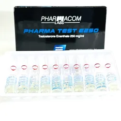 Testosterone Enanthate Pharmacom ampoules (Pharma Test E250 Pharmacom) 250mg 1ml