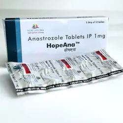 Anastrazole (Anastrazole HopeAna) pharmacy 1 mg 10 tablets